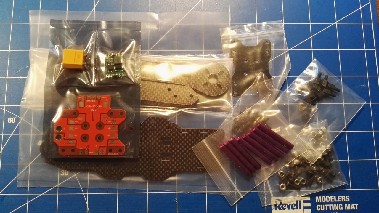 Reptile X4R 220 frame - parts