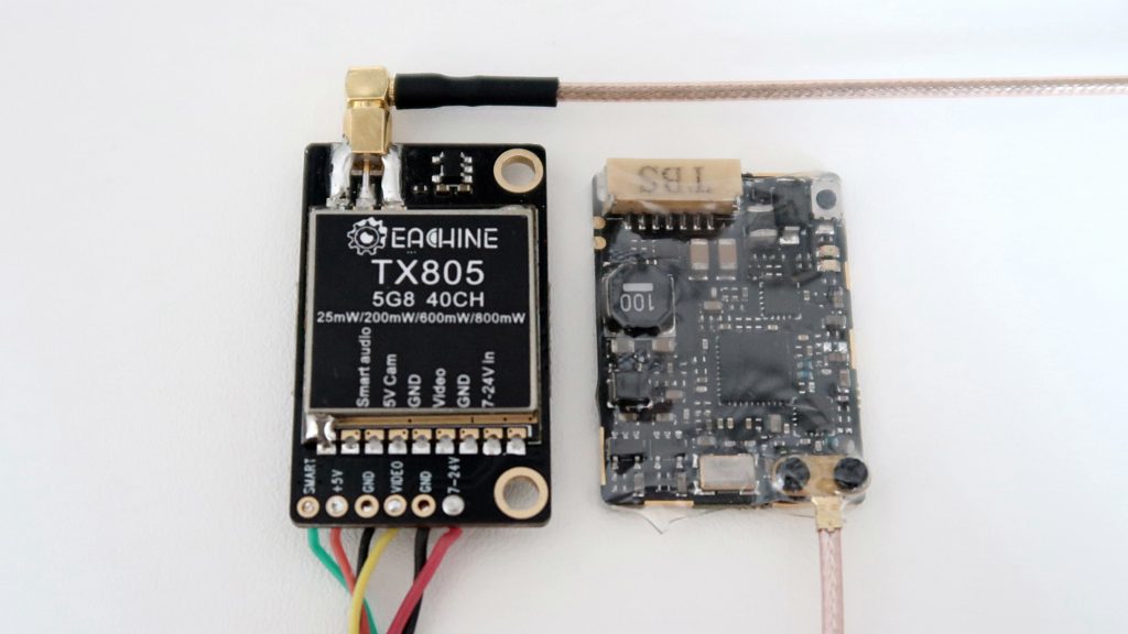 Eachine TX805 versus TBS Unify VTX