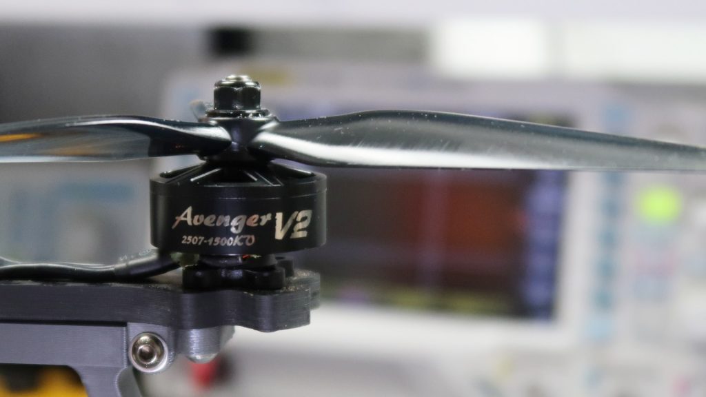 Drone brushless motor with a 7 inch propeller Brotherhobby 2507 Avenger v2
