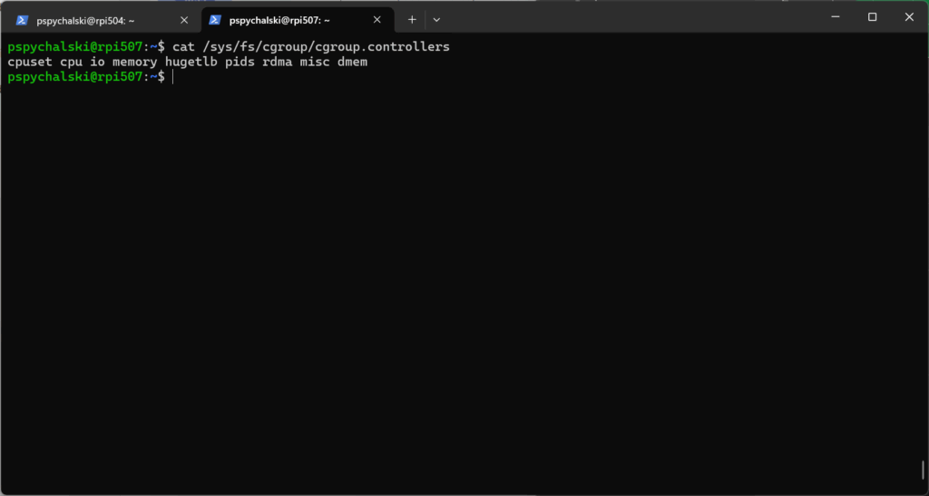 CGroupV2 memory module enable