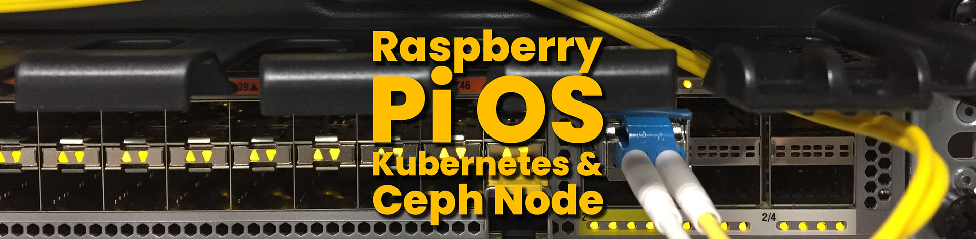 Raspberry Pi OS as a Kubernetes and Ceph cluster node