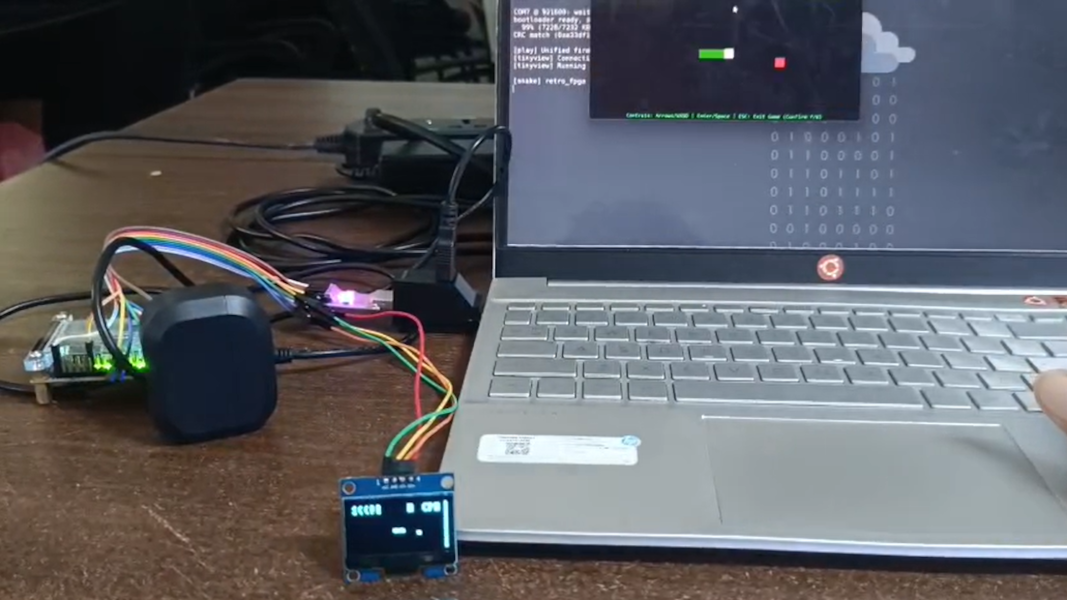 Custom RISC-V Processor Powers Retro Gaming System on an FPGA