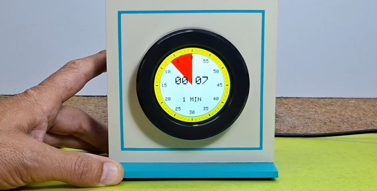 Round ESP32 Display Turns Into a Smart Kitchen-Style Timer